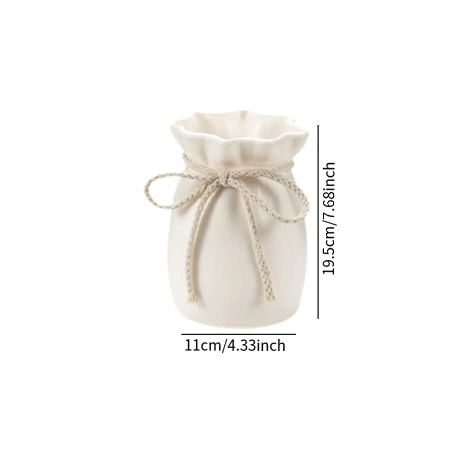 Vase Nordique Minimaliste en Plastique