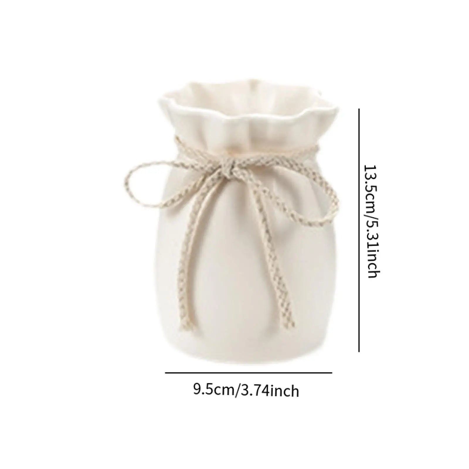 Vase Nordique Minimaliste en Plastique