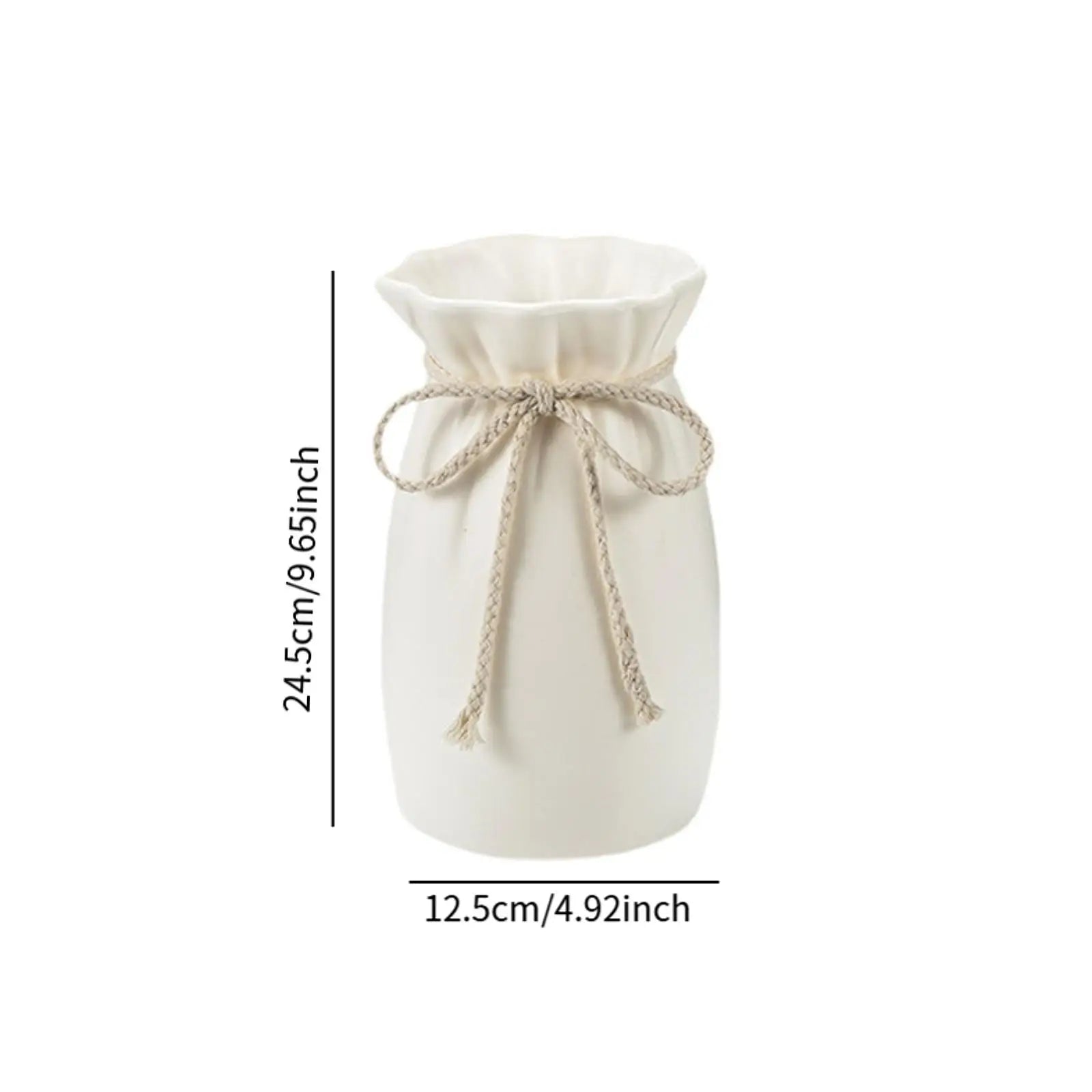 Vase Nordique Minimaliste en Plastique