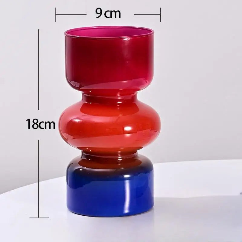 Vase Nordique Rétro en Verre