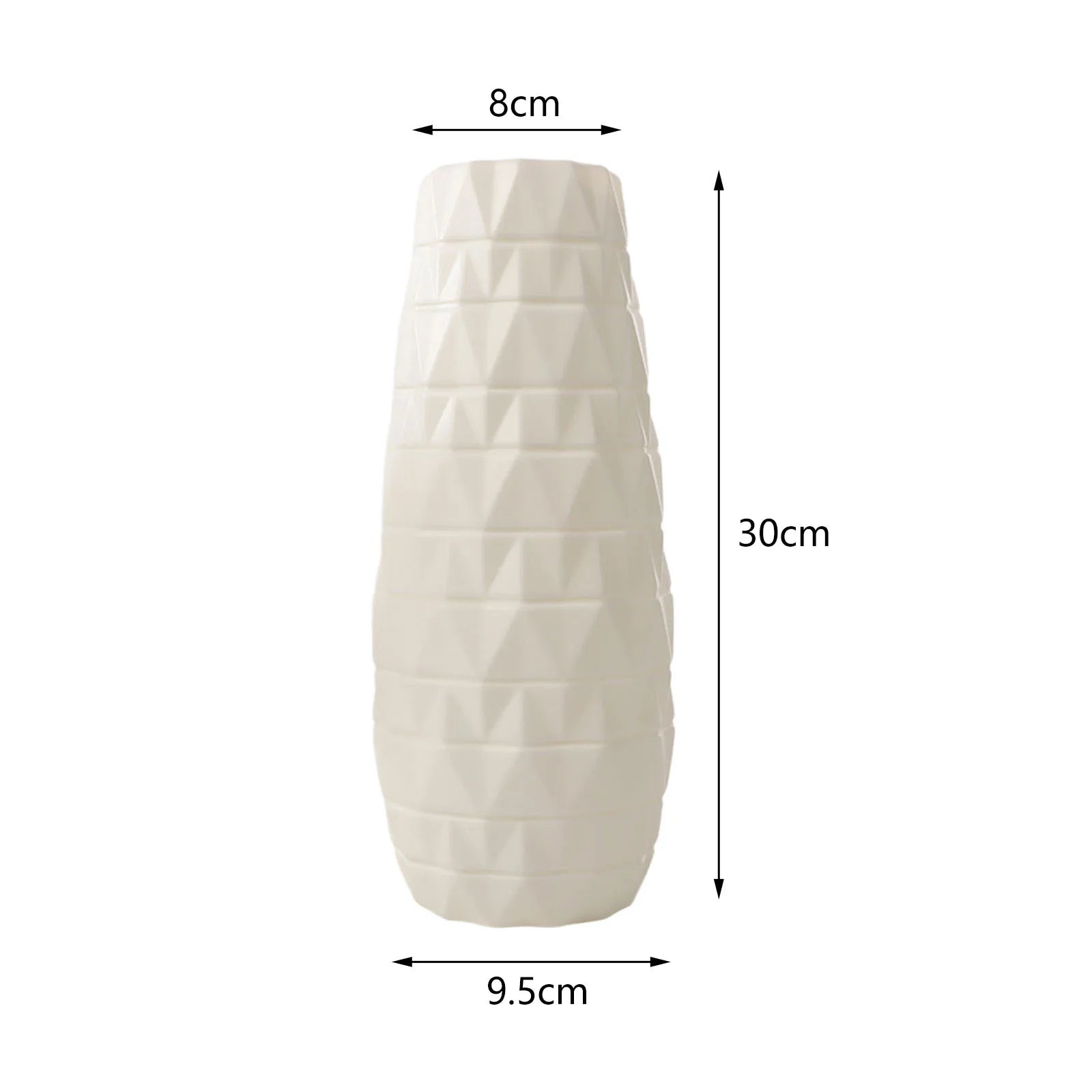 Vase Nordique Minimaliste en Plastique