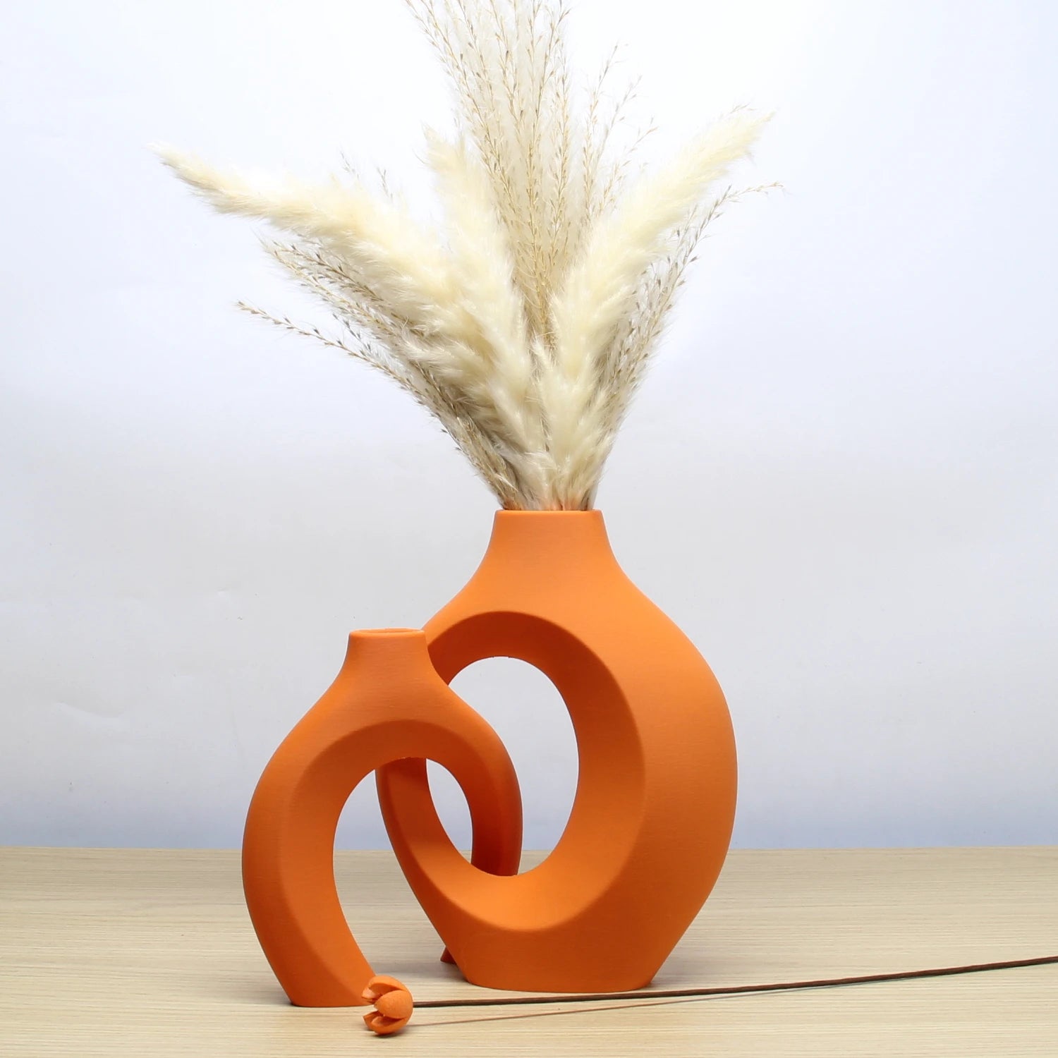 Set de Deux Vase Bohème en Plastique