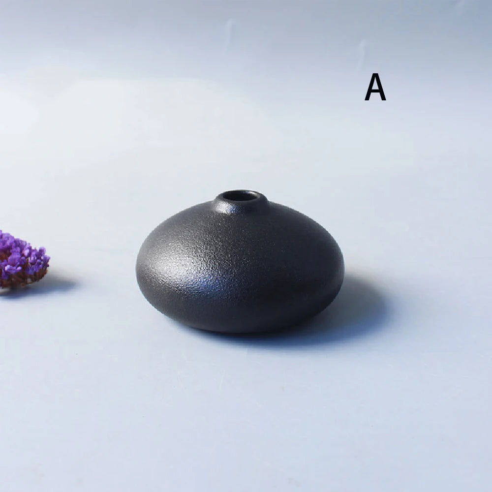 Vase de Style Japonais Minimaliste en Céramique