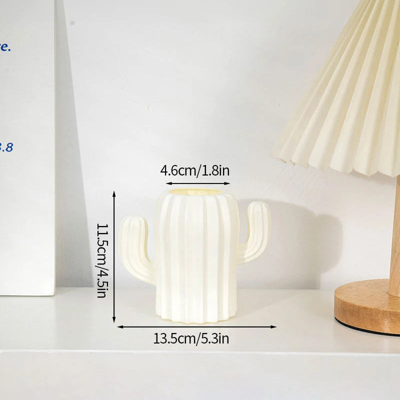 Vase Moderne Minimaliste en Plastique Imitation Céramique