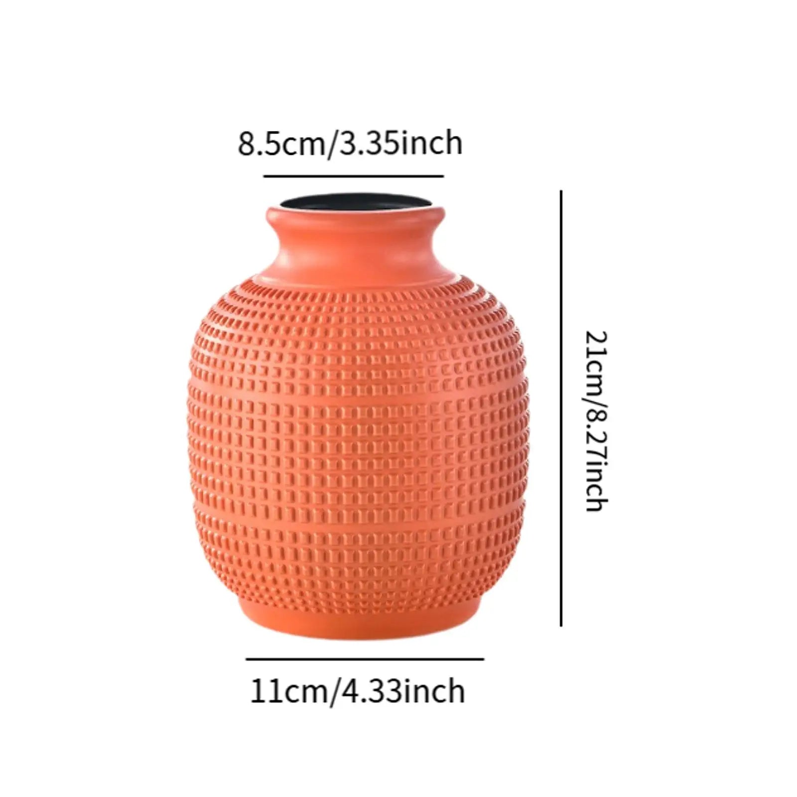 Vase Nordique Minimaliste en Plastique