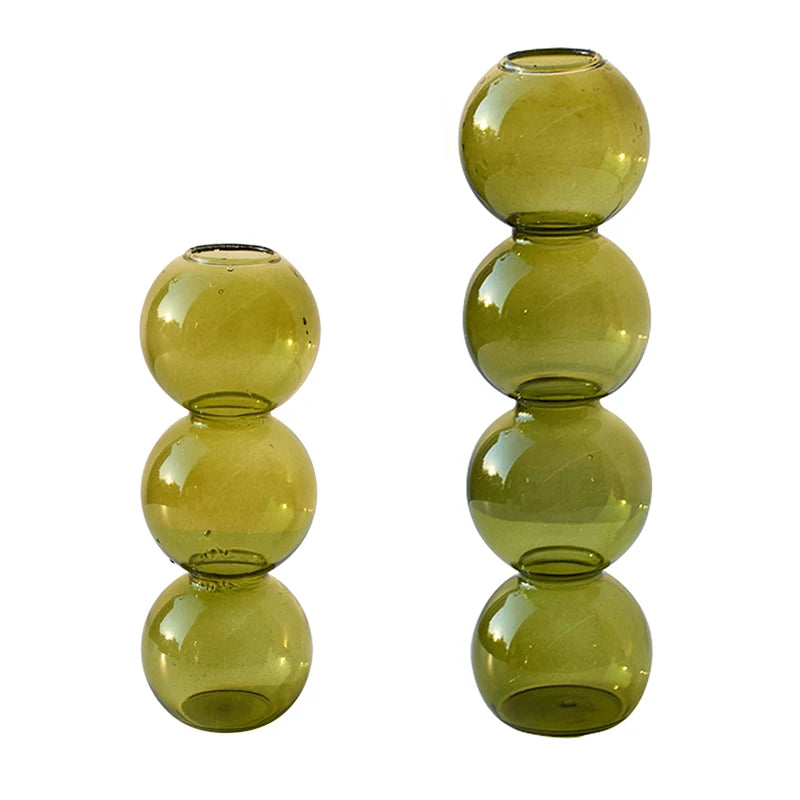 Vase Bulle Moderne en Verre