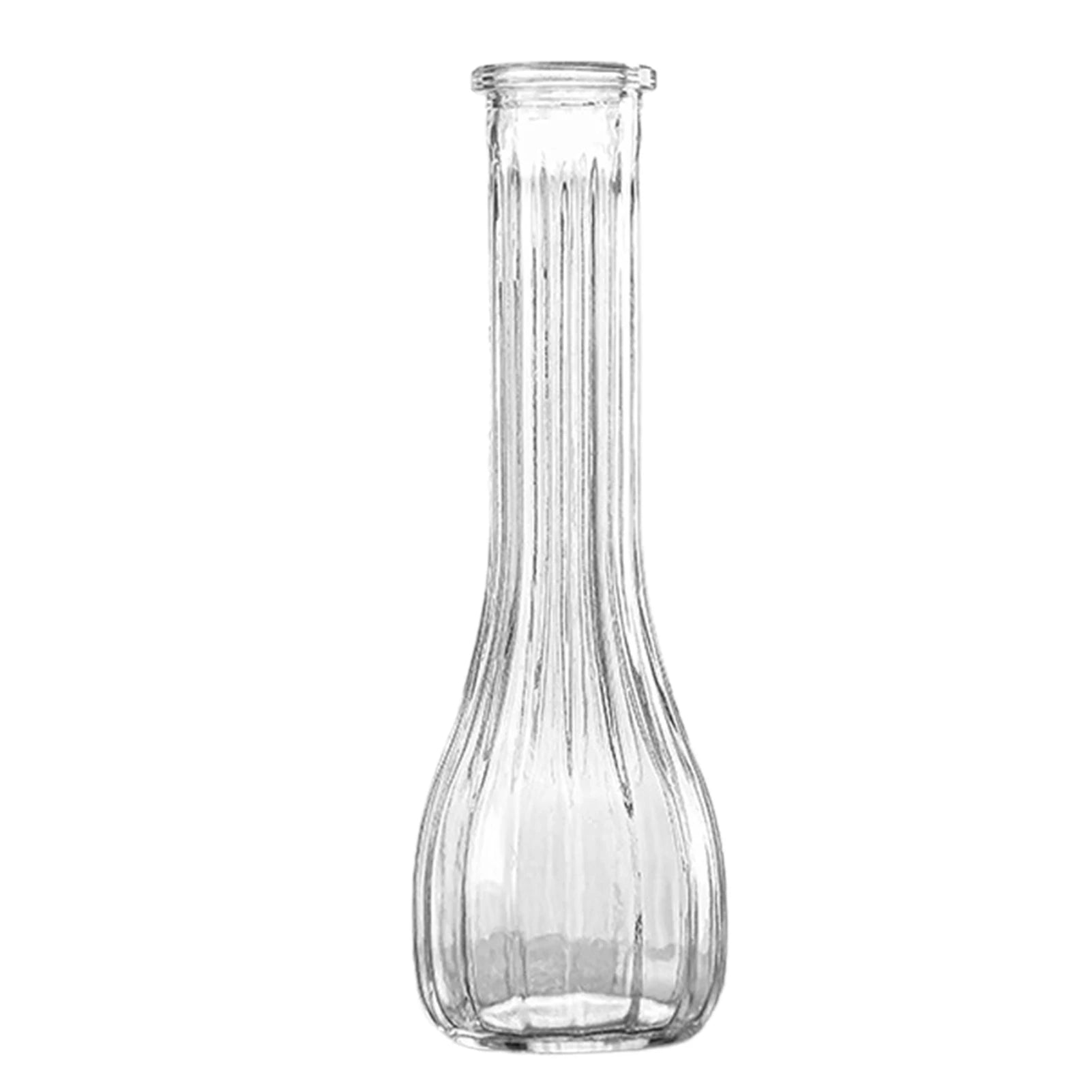 Vase Vintage de Style Français en Verre Clair