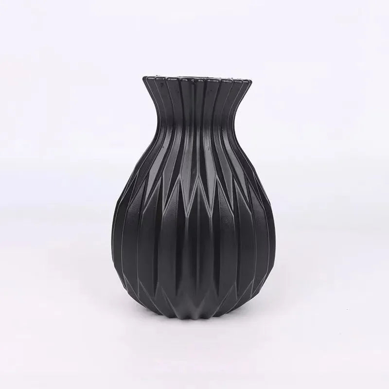 Vase Nordique Imitation Céramique en Plastique