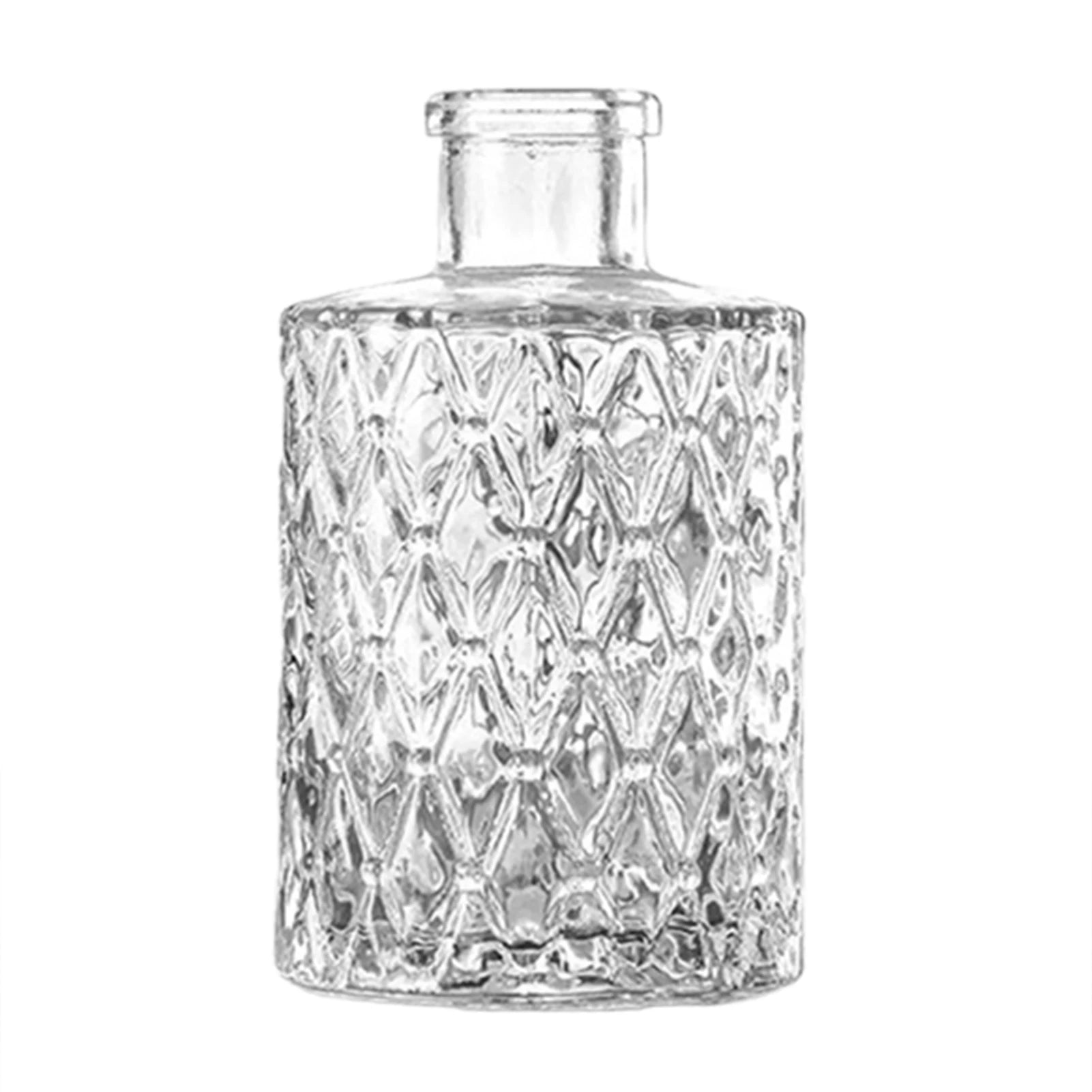 Vase Vintage de Style Français en Verre Clair