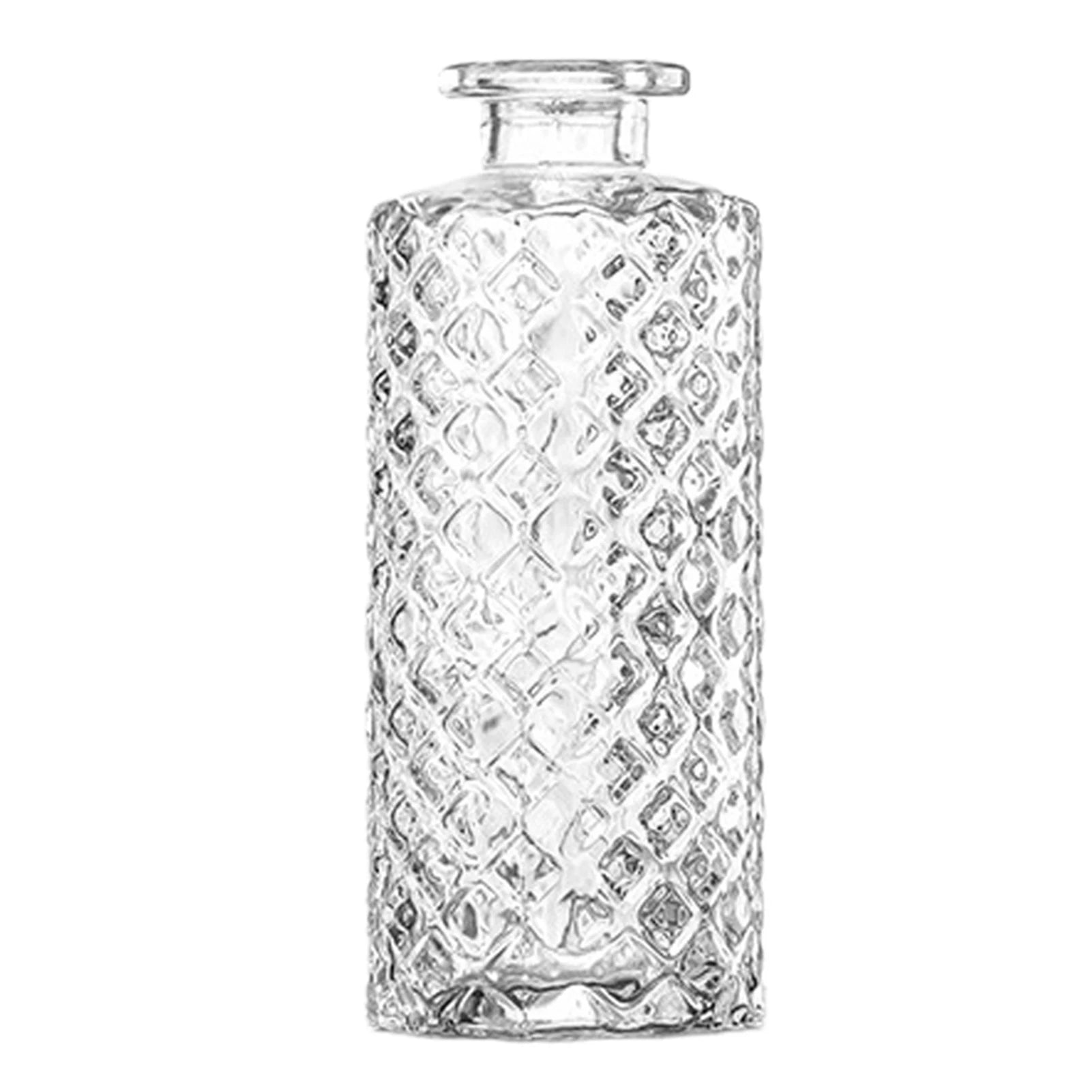 Vase Vintage de Style Français en Verre Clair