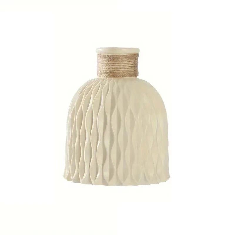 Vase Pastoral en Plastique Imitation Céramique