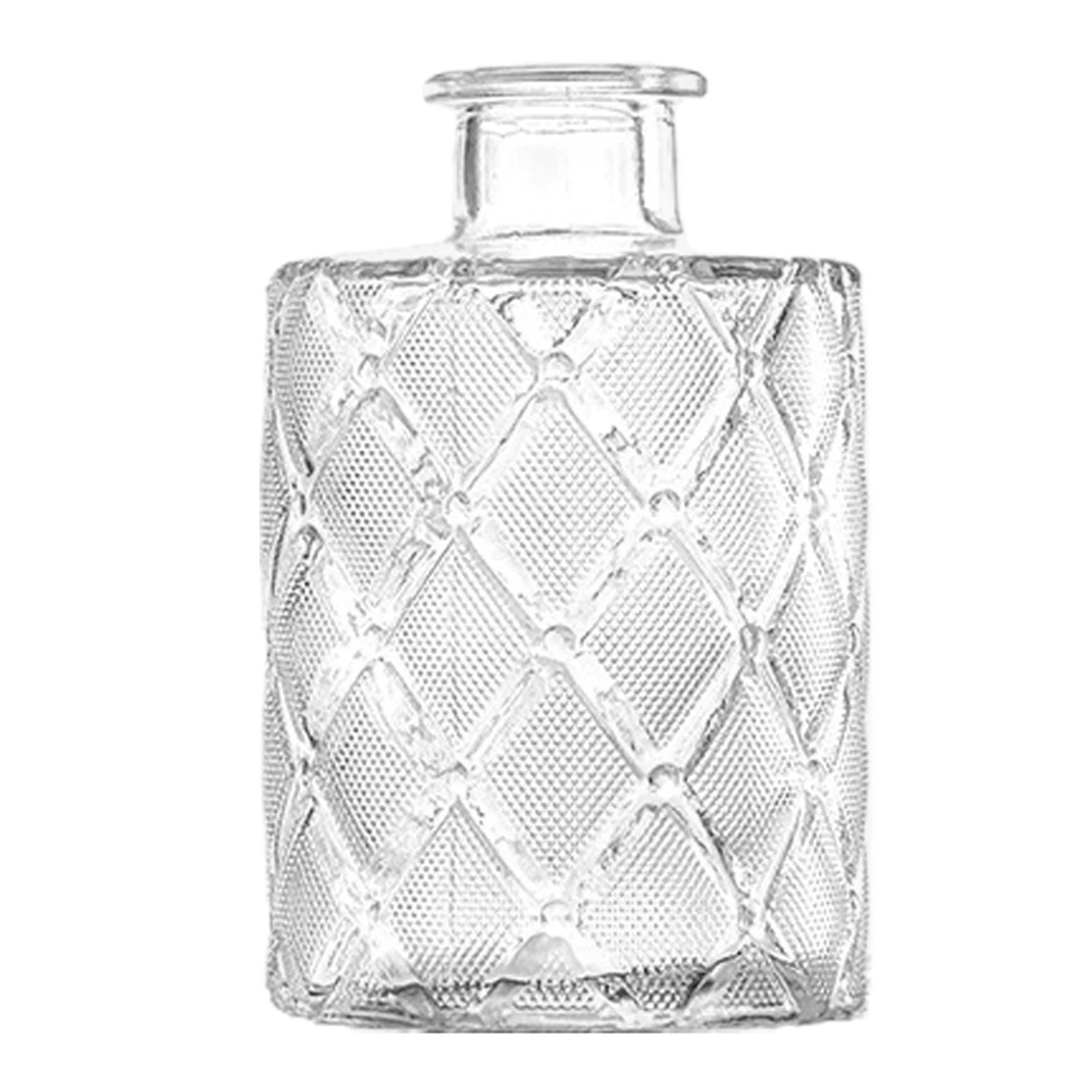 Vase Vintage de Style Français en Verre Clair