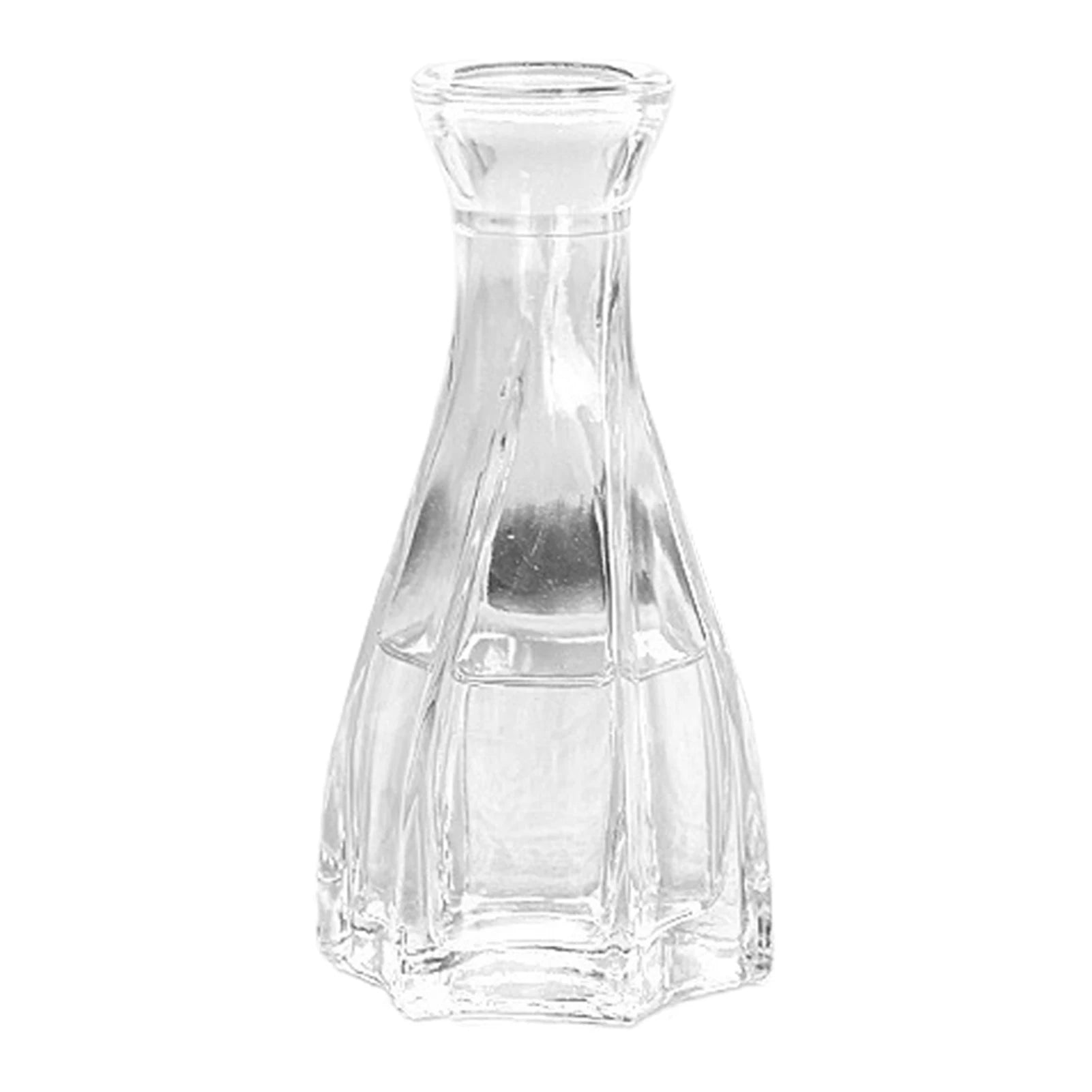 Vase Vintage de Style Français en Verre Clair