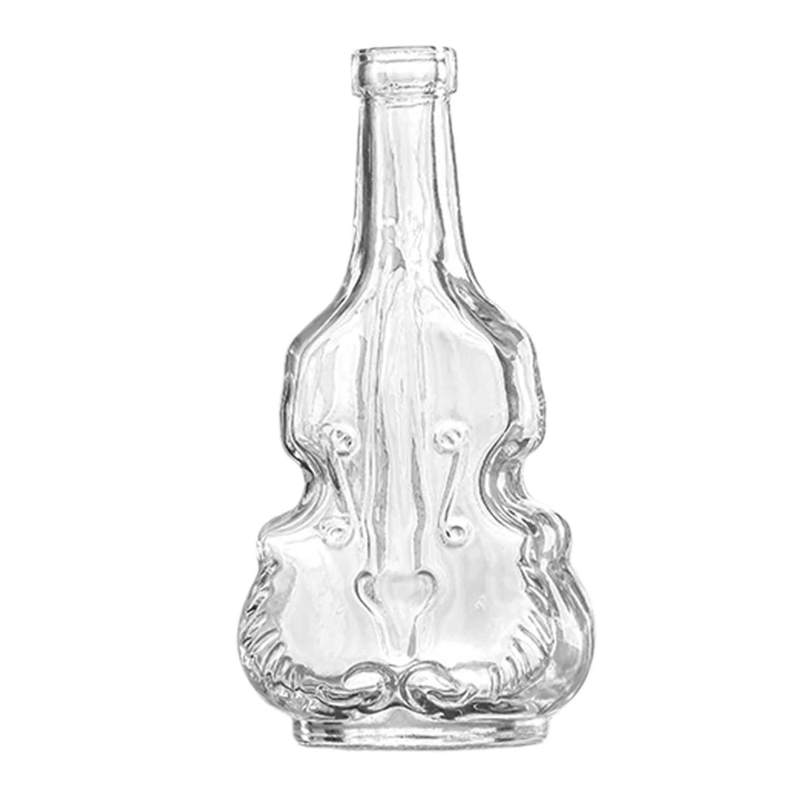 Vase Vintage de Style Français en Verre Clair