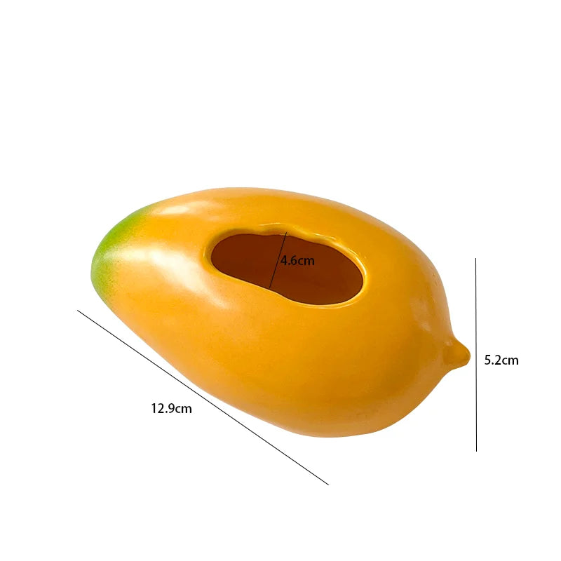 Série Creative de Vases Fruits en Céramique